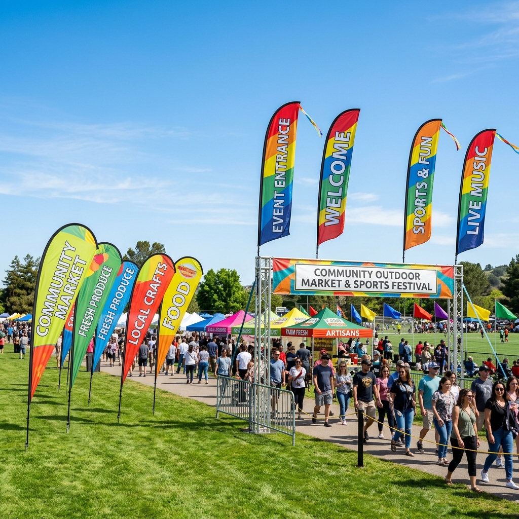 Event Teardrop Flag