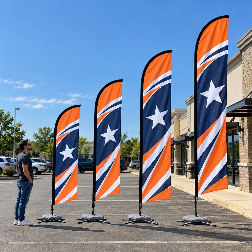 Custom Feather Flags