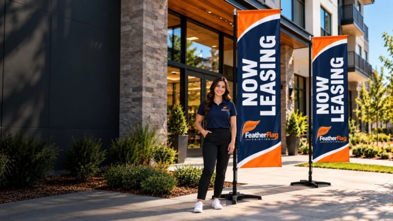 Rectangle Flags by FeatherFlag Printing